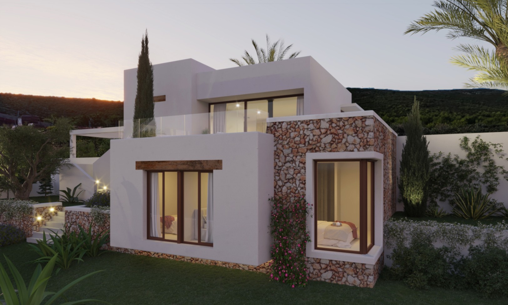 Villa de style Ibiza à vendre à Villes del Vent - Javea