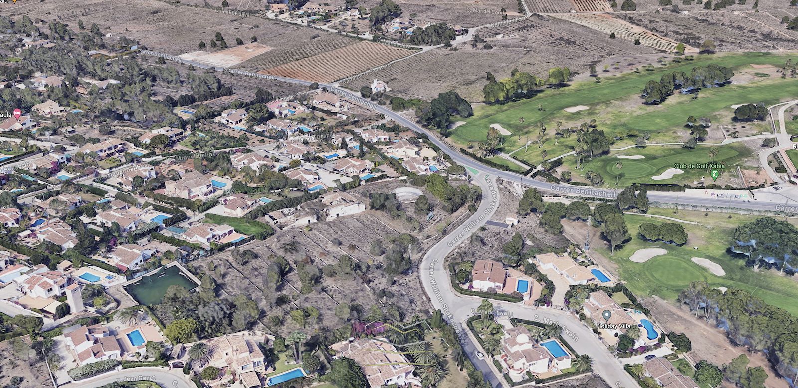 Urban plot for sale for real estate development in Javea - Golf