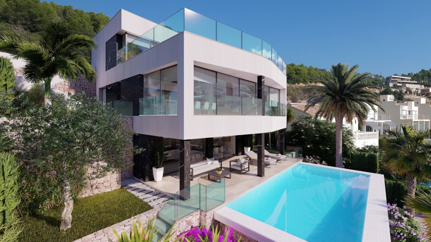 Villa de lujo estilo moderno a la venta en Calpe - Costa Blanca