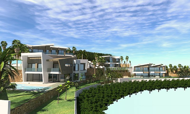 Villa moderna de nueva construccion con vista al mar a la venta en Maryvilla - Calpe