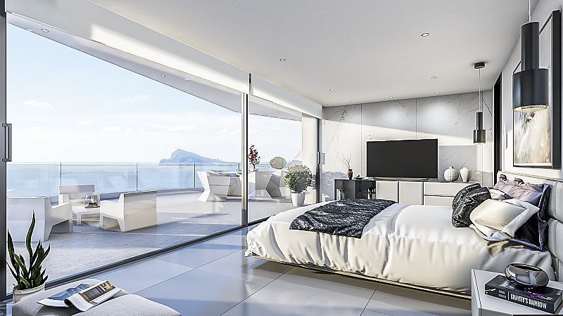 Villa Moderna de lujo de nueva construccion con vista al mar en Pueblo Mascarat - Altea