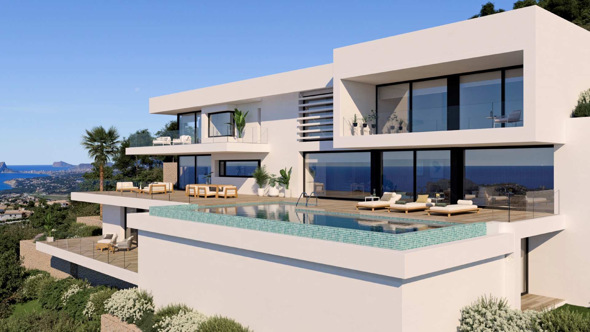 Villa de lujo moderno en venta en Residencial Jazmines Cumbre del Sol - Costa Blanca