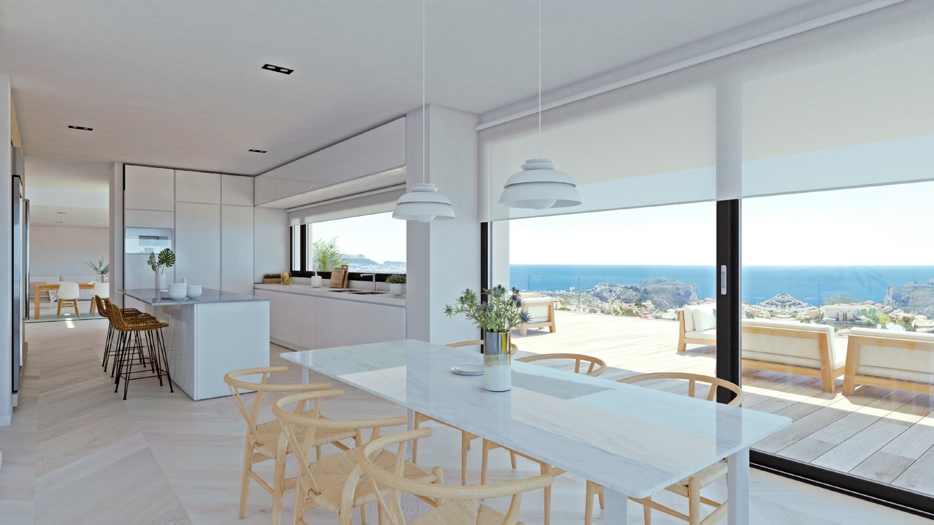 Modern luxury villa for sale in Residencial Jazmines Cumbre del Sol - Costa Blanca