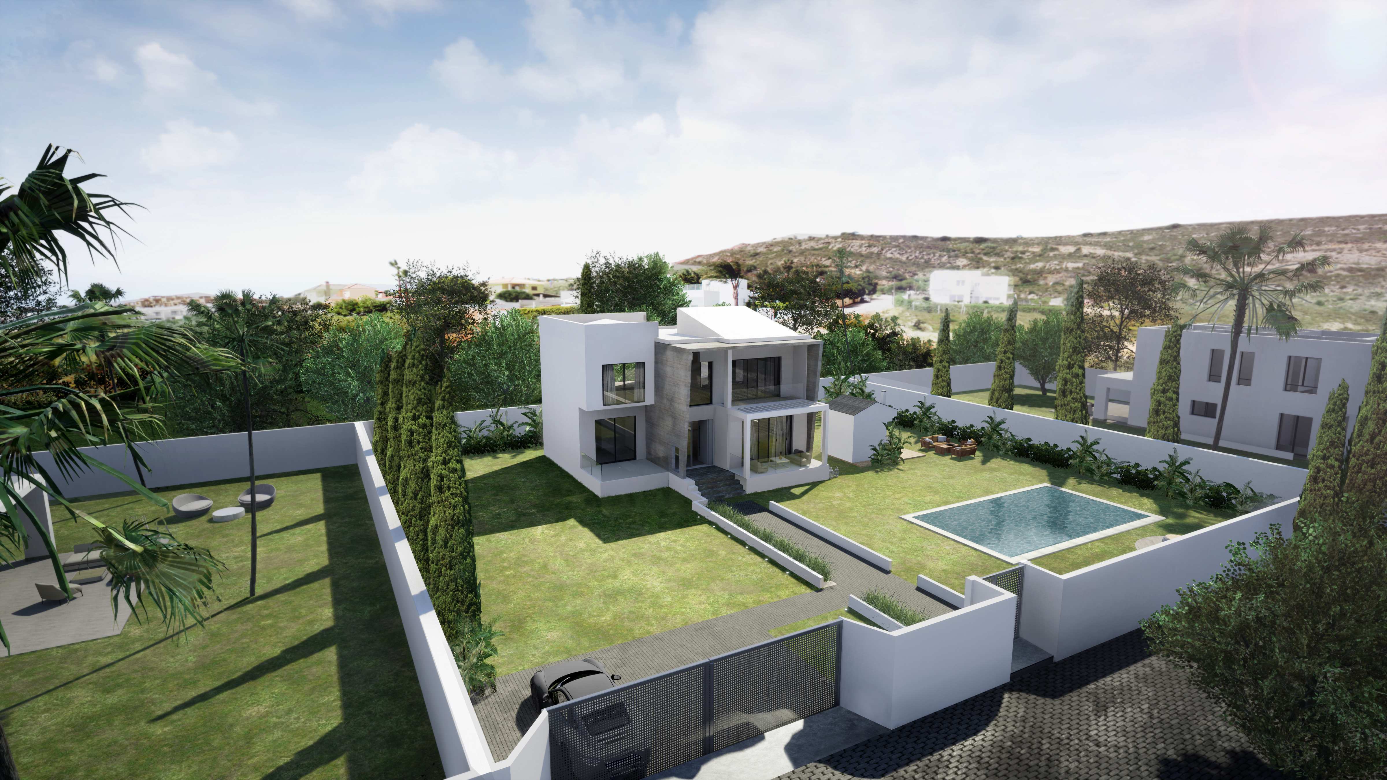 Proyecto de Villa Moderna con licencia a la Venta en La Guardia Park - Javea